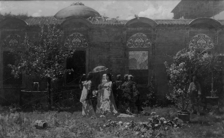 Passeggiata nel giardino dell'Harem - Torino